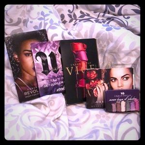 Urban Decay Lipstick, Gloss, Eye Liner Sample Lot
